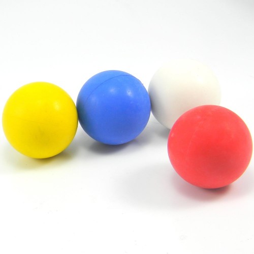 red and green playground bounce balls